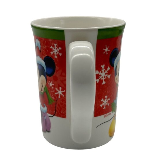 Disney Mickey & Minnie Mouse Christmas Holiday Coffee Mug - 12 oz By Kcare - Picture 4 of 6